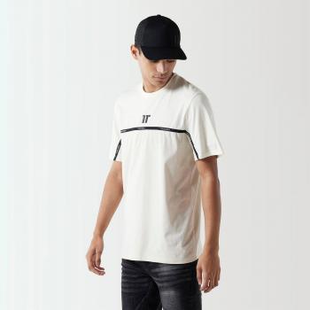 Maglietta 11° Gradi in Cotone Coconut/Stone M