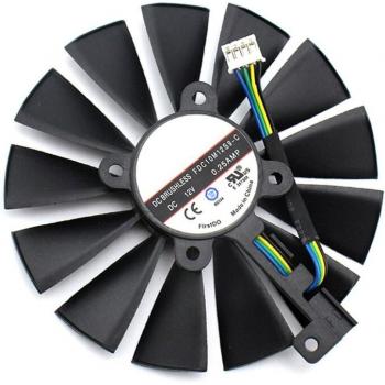 Kit de refroidissement GPU Asus RX580/RX570/470/1070/1050Ti/1050, 1 paire de ventilateurs, 95mm