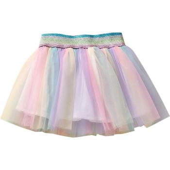 Falda de Fiesta de Malla para Niñas