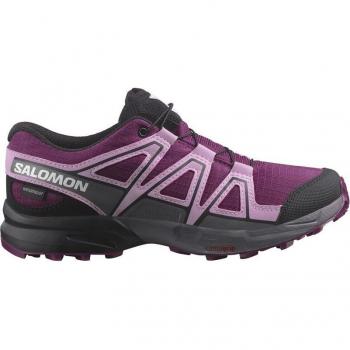 Zapatillas Salomon Speedcross ClimaSalomon Waterproof violeta rosa infantil 39