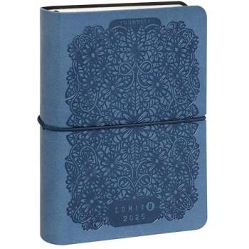 Agenda 16 Mesi Mini Comix Youself Special Blue Fiori