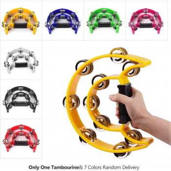 Karaoke Tambourine with Handbell Design