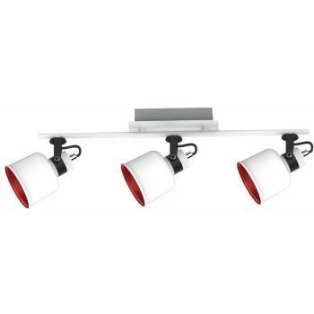 Pakos 50 cm Ceiling Spot Bar (White) – 3 E14 Bulbs