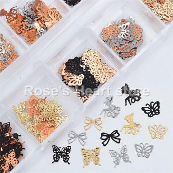 Bolsa Decorativa de Uñas Mariposa 3D