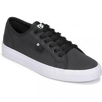 DC Manual TX SE Black Canvas Shoes