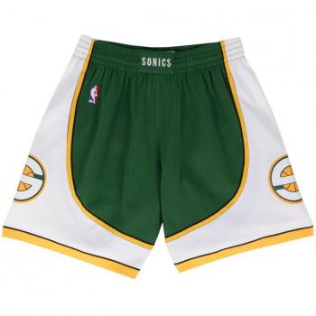 Pantaloni Corti Ufficiali Seattle Supersonics NBA Verde XS Uomo