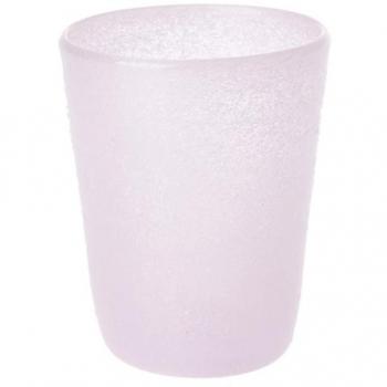 Memento Bicchiere Vetro pulegoso Senza Gambo Rosa
