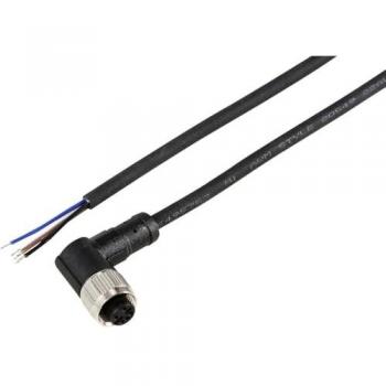 M12 4‑Pin Sensor Cable (Right Angle) – 10 m, Single Unit