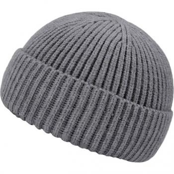 Unisex Solid Color Beanie Hat