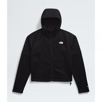 Nordwind Frauen Fleecejacke Vertical Thermal TNF Schwarz Vollreißverschluss