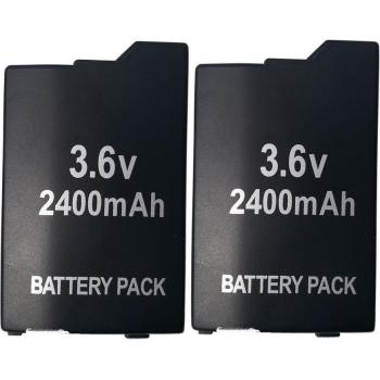 Batteries de remplacement 2400mAh pour manette PSP2000 PSP3000