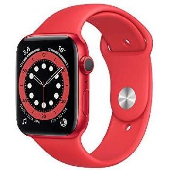 Apple Watch Series 6 (GPS, 44 mm) Aluminiumgehäuse Product(RED) mit rotem Sportarmband