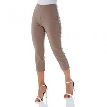 Elasticated Cut-Off Pants