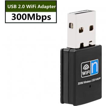 Tarjeta de Red USB WiFi 300M 2,4 GHz