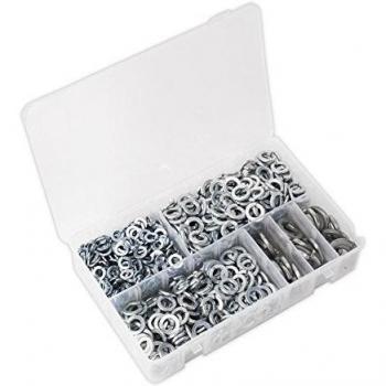 Sealey Spring Washer Assortment 1010pc M6-M16 Zinc