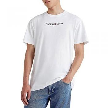 Tommy Jeans Maglietta Uomo con Logo Ricamato