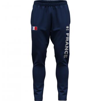 Errea Trainingshose France Flann 2024/25 Blau XL Herren