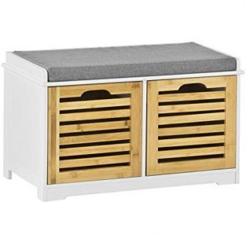 Banco de Almacenamiento FSR23-K-WN con Cojines y 2 Cubos