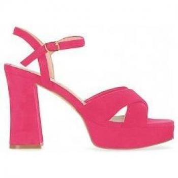 CHIKA10 Sandalias Tejido Tacon alto