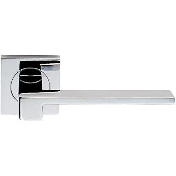 Square Rose Concealed Chrome Handle – Flat Squared Bar Design