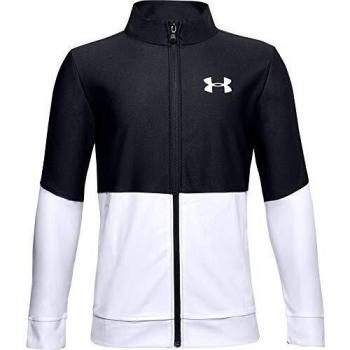 Sweatshirt zippé Under Armour Prototype pour enfant Noir (002)/blanc, Taille M