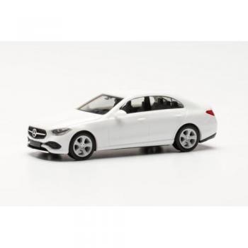 Herpa 421003-002 H0 Mercedes C Classe Limousine Bianco