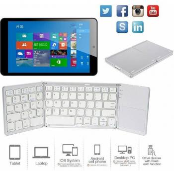 Mini Tastiera Bluetooth con Touchpad per dispositivi iOS/Android/Windows