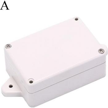 White Waterproof Plastic Electronic Instrument Project Enclosure Case 85x58x33mm