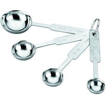 Stainless Steel Measuring Spoons by IBILI (4 Pack)