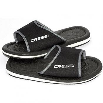 Cressi Lipari Ciabatta Unisex Adulto, Nero Grigio, 44 EU