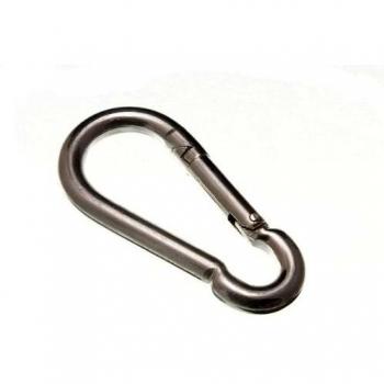 Snap Spring Clip Carabiner Hook 9/16 Inch ZP Steel