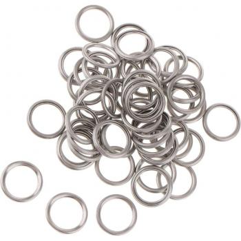 Joint de vidange d'huile en aluminium, M14, 19mm pour Mitsubishi V5 V6, paquet de 50