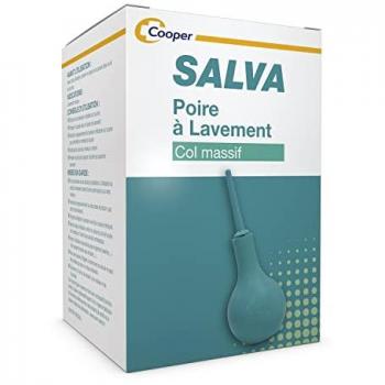 Poire à lavement rectal col massif Cooper Salva 320ml