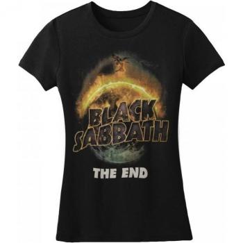 T-shirt Noir Sabbath Fille « The End »