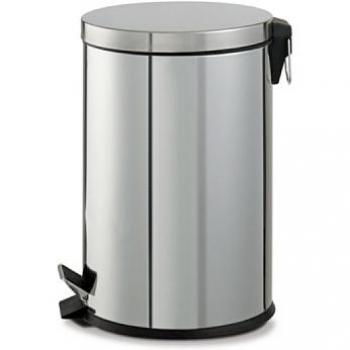 Pattumiera Inox Lt 20 con Pedale – Modello Premium Factory