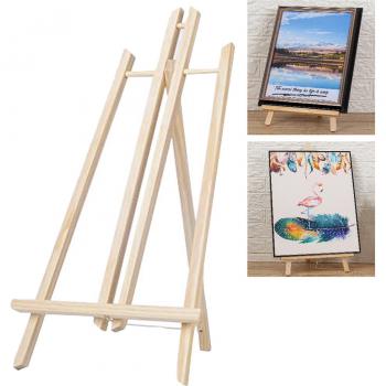 Étagère d’artiste mobile – bois, 50 cm