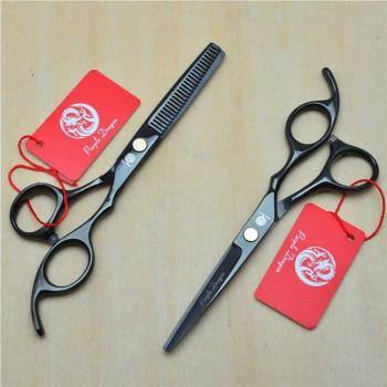 Purple Dragon 440C Coupe Fine – Ciseaux pour Cheveux Humains