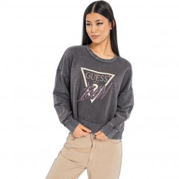 Pull en coton couleur gris – version Guess G‑W3GQ03KB683