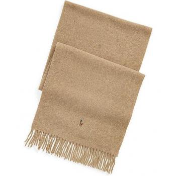 Bufanda Casual con Fringes en Marrón – Polo Ralph Lauren