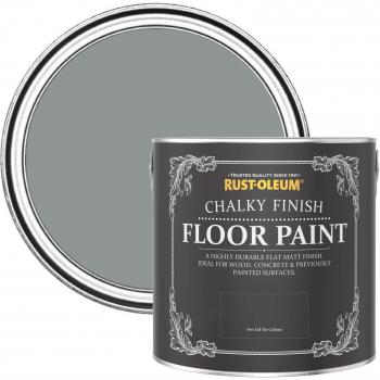 Mid-Grey Chalky Flat Matt Floor Paint for Anthracite Floors