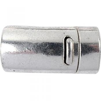 Fermoir magnétique D 26 mm argent antique 1 pièce