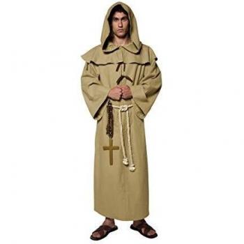 Spirituales Mönch-Tuck Kostüm von Smiffys – Herren, Original 36275