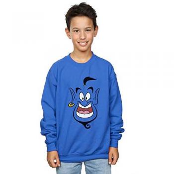 Aladdin Genie Youth Sweatshirt, Blue, Boys 5–6