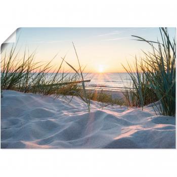 Artland Küstenlandschaft – Wandaufkleber “Ostseestrand”, 70 × 50 cm