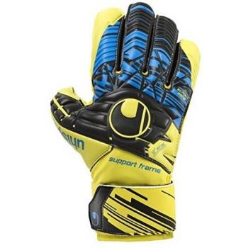 UHLSPORT Speed Up Soft SF – Torwarthandschuhe Herren – 10.5 – Gelb/Schwarz Fluo