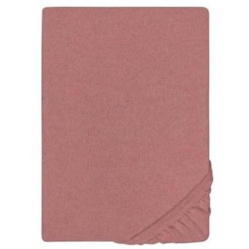 Biberna Spannbetttuch in Rot 200x200 cm