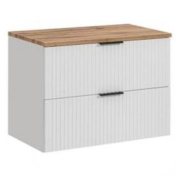 Adriel 80 cm mobile bagno bianco senza lav