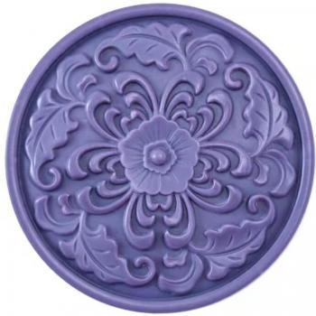 Redondo Natural: Molde de Silicona para Cera y Jabón