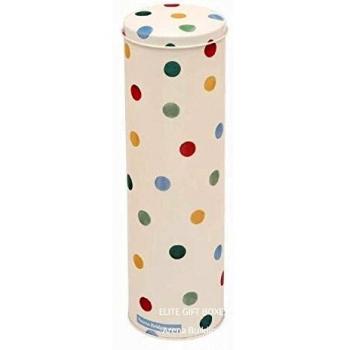 Emma Bridgewater Tall Spaghetti Storage Tin with Polka Dot Design
