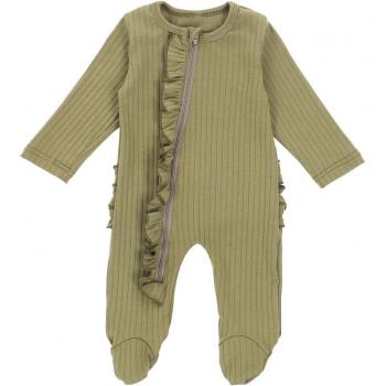 Solid Color Breathable Baby Romper, 0-6M